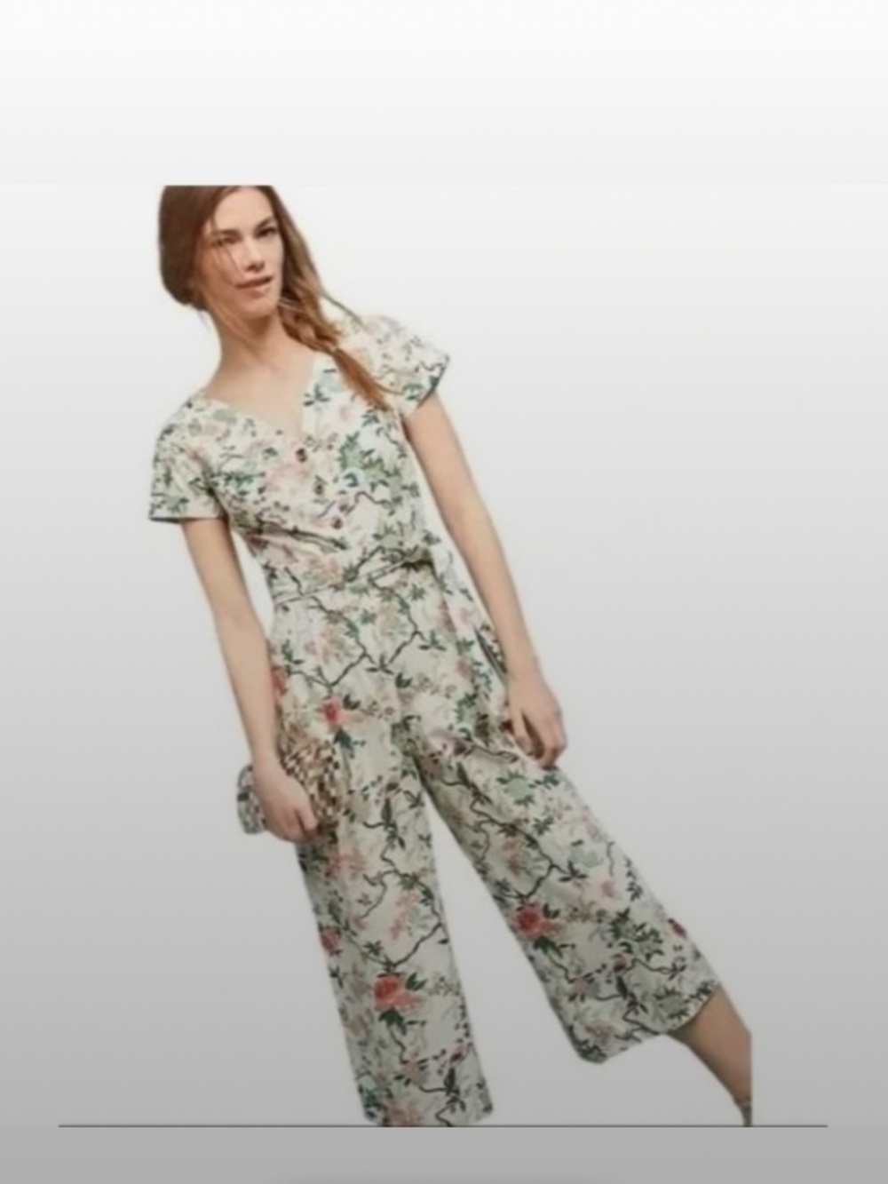 Gal meets glam ( anthropology ) Sophia jumpsuit size  8